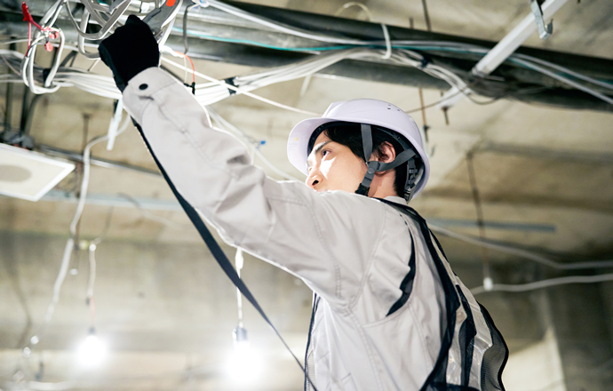 法人名非公開（無料転職支援サービス案件） 大阪府大阪市城東区の正社員 電気工事施工管理技士求人イメージ